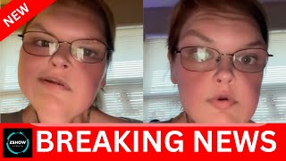 ‘1000lb Sisters’ Tammy Slaton reacts to rumors that Amy Slaton is pregnant and her sisterinlaw [upl. by Egdamlat]