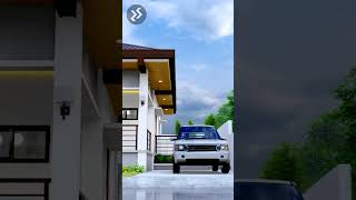 3 Bedroom Bungalow House Design shorts 3bedroomhouseplan 3bedroomhousedesign 3bedrooms [upl. by Meeker]