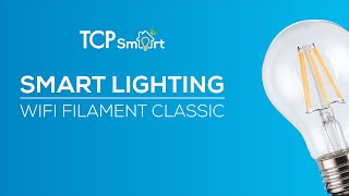 TCP Smart Lighting  WiFi Filament Light Bulb [upl. by Ahsekar]