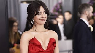 Camila Cabello Blows Nick Jonas A Kiss At Grammys 2018  Hollywoodlife [upl. by Jozef560]