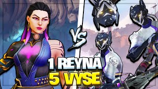 1 REYNA VS 5 VYSE  VALORANT [upl. by Mariquilla432]