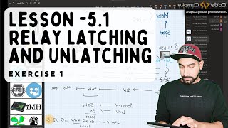 Lesson 51  Relay Latching and Unlatching Exercise 1 Hindi [upl. by Yves892]