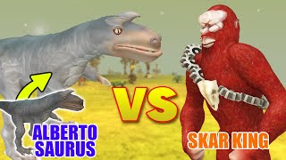 Albertosaurus vs Skar King  Dino vs Titan S4E10  SPORE [upl. by Roswell]