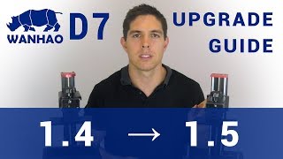 How to Wanhao D7 14 to 15 upgrade kit [upl. by Anoiek]