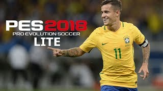 PES 2018 LITE Conferindo a versão gratuita do game Versão PC [upl. by Trillby]