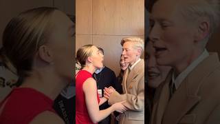 Saoirse Ronan fangirling over Tilda Swinton is the best thing ever [upl. by Keli]