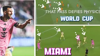 Messis Epic World Cup Replay Repeats quotStunning Pass in Inter Miami Gamequot [upl. by Paris690]