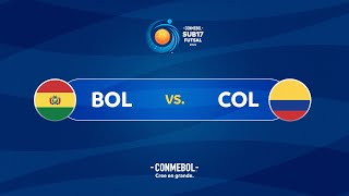 EN VIVO BOLIVIA vs COLOMBIA  CONMEBOL FUTSAL SUB17 2024  FECHA 1 [upl. by Anuahs593]