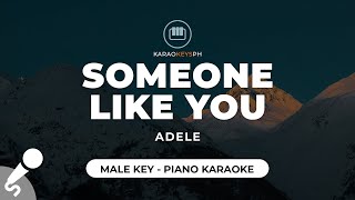 Someone Like You  Adele Male Key  Piano Karaoke [upl. by Singer]