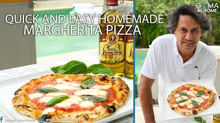 Goma At Home Quick and Easy Homemade Margherita Pizza [upl. by Kavanaugh]