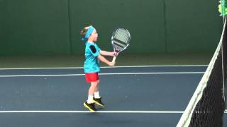 Max 4 years old practices tennis [upl. by Fabe]