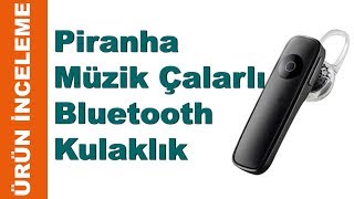 Piranha 2255 müzik çalarlı bluetooth kulaklık incelemesi [upl. by Kremer642]