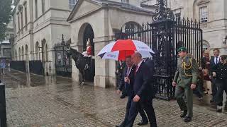 At horse guards Norwegian mp martin engesset norway [upl. by Eniaj]