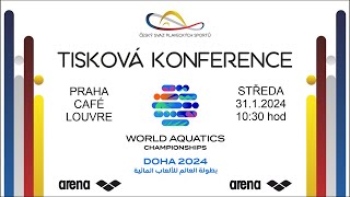 Mistrovství světa DOHA 2024  Tisková konference [upl. by Ahsratan254]