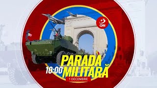 Ziua Naţională a României 1 Decembrie  Parada militară se vede la Antena 3 CNN [upl. by Neirrad]