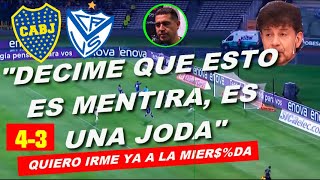 🔴Relator Destruido Daniel Mollo 🔴Velez 4  Boca 3 Copa Argentina 2024 Semifinal [upl. by Mehalick]