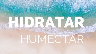 HIDRATAR Y HUMECTAR ¿EN QUE SE DIFERENCIAN LOS HUMECTANTES DE LOS HIDRATANTES  purechemistry [upl. by Hgielah921]