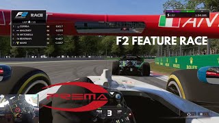 KIMI ANTONELLI PREMA F2 WIN AT MONZA ITALY 🇮🇹  F12024 F2 SPRINT COCKPIT POV [upl. by Nosaj]