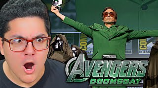 AVENGERS DOOMSDAY REVEAL REACTION [upl. by Trammel]