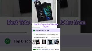 Best Tote bags under 200rs from Flipkart [upl. by Carder]