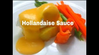 HOW TO MAKE Hollandaise Sauceeasy and quick recipeHOLLANDAISE SAUCE RECIPE [upl. by Dur]