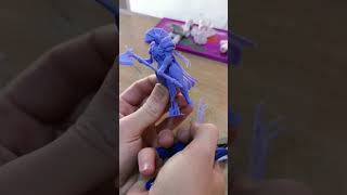 Resin 3D Printed Knight from Myminifactory 3dprintminiature resin diy [upl. by Yelahs]