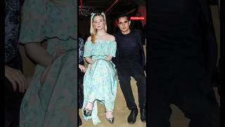 Elle Fanning with Max Minghella shotrs ellefanning maxminghella ytstatus trending shortsfeed [upl. by Isabelita]