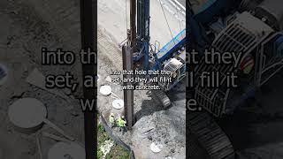 Drilled Shaft Slope Stabilization [upl. by Eisned]