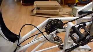 Vacuum Velocipede Recumbent Trike forward pedaling and brakes [upl. by Kowtko]