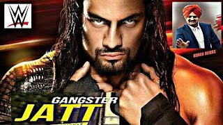 Gangster Jatt  Roman Reigns Action Video Sidhu Moosewala WWE Punjabi [upl. by Alket]