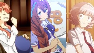 Best Anime Foodbaby amp Bloated Scenes Edited [upl. by Savanna]