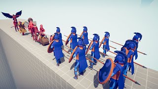 10x HOPLITE Vs FARMER Team  Totally Accurate Battle Simulator TABS [upl. by Maynord734]