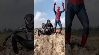 when venom challenges spiderman and death by mistake venomdeath spiderman funny games [upl. by Attecnoc]