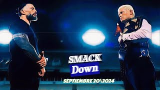 🔥 ¡Momentos Épicos Resumen wwe SmackDown  20 de septiembre 2024 [upl. by Ettevahs91]