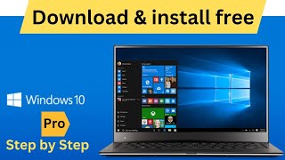 How to Download and install Windows 10 Pro For Free  Full Version of Windows 10 Step by Step [upl. by Sachs]