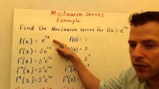 McLaurin Example e5x [upl. by Dulce]