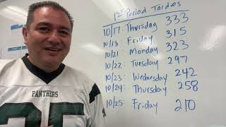 1st Period Tardy Update PHS Video [upl. by Suirrad]