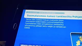 YLE TV1 ja YLE TV2 Uutisikkuna pätkä alkoi 005🌙 [upl. by Rudwik]