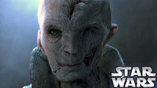 Star Wars Episode 8 Supreme Leader Snoke Information [upl. by Haisej759]