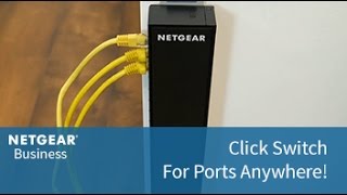 NETGEAR GSS108EPP ProSAFE® Click Switch™ for Ports Virtually Anywhere [upl. by Pirozzo989]