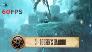 Leos Fortune Level 5 Cousin’s Harbor  3 STARS  Secret Gold Cog  iOSAndroid Walkthrough [upl. by Crowell553]