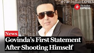 Govinda Audio Message Actor Govinda Released Audio Statement After Accidental Gunshot Wound [upl. by Lenej]