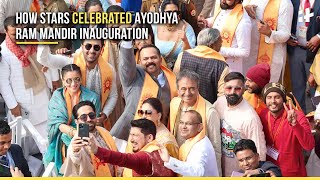 Ayodhya Ram Mandir Today How Stars Celebrated Ayodhya Ram Mandir Inauguration [upl. by Birck992]