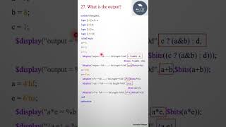 Systemverilog Interview questions 27n vlsi educationshorts designverification systemverilog [upl. by Htebsle]