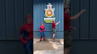 Spiderman spotted at Woodruff Scout Camp [upl. by Boigie]