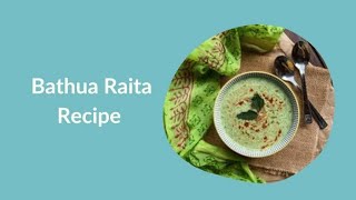 Bathua Raita Recipe [upl. by Sayles]