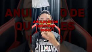 🚨 ANULAÇÃO DE QUESTÕES PMMG pmmg concursopublico [upl. by Bruns94]