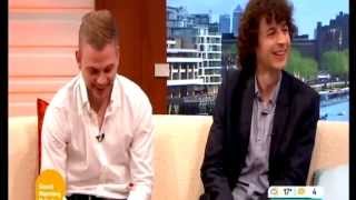 Minecrafts Stampy Longnose And Squid On Good Morning Britain Interview 2652014 [upl. by Nellak577]