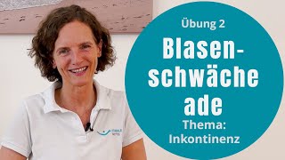 Blasenschwäche Übungen für Frauen  Belastungsinkontinenz Übung 2 [upl. by Nagorb]