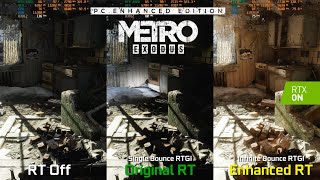 Metro Exodus Enhanced Edition vs Original  Ray Tracing On vs Off GraphicsPerformance Comparison [upl. by Zigmund]